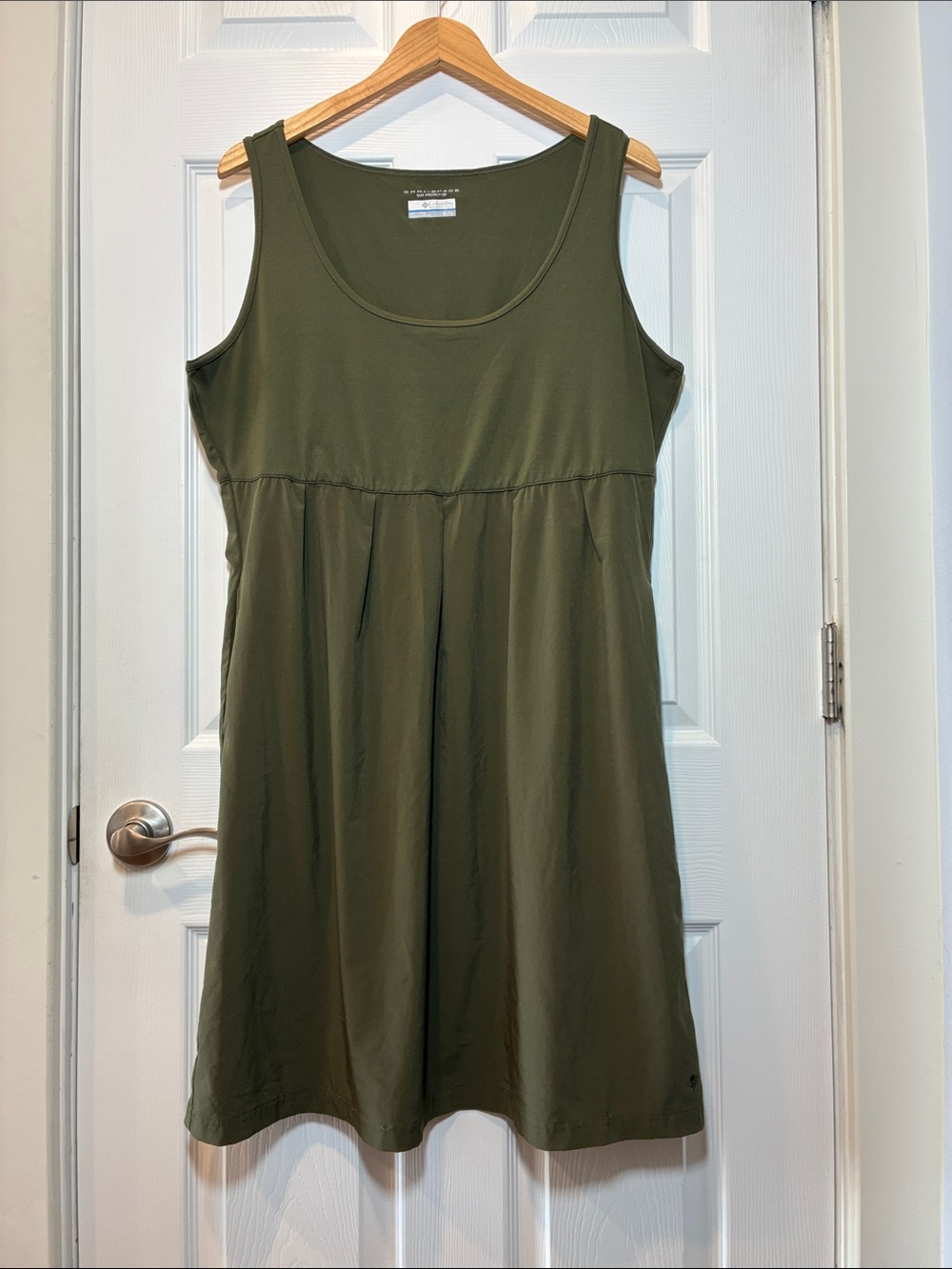 Columbia Olive Green Tank Sundress